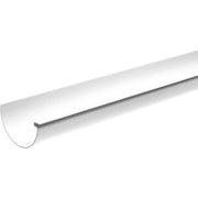 Plastmo tagrende, 11", hvid, 6 meter