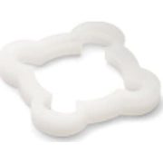 PVC styrebrik, 45 x 4,5 x 45mm