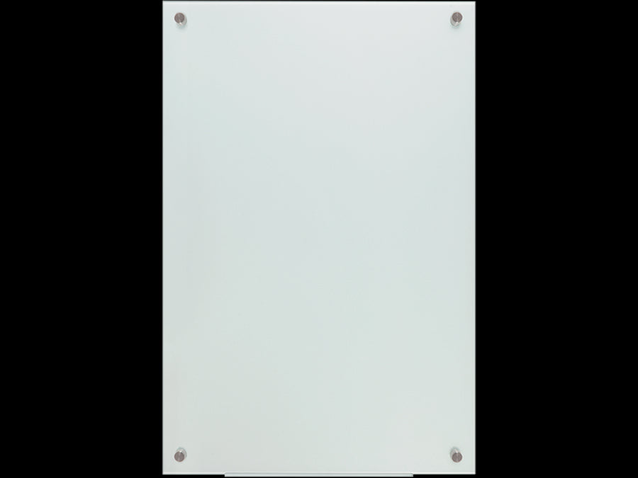 Magnetisk glas whiteboard - vægmont., rammeløs (60 x 90cm)