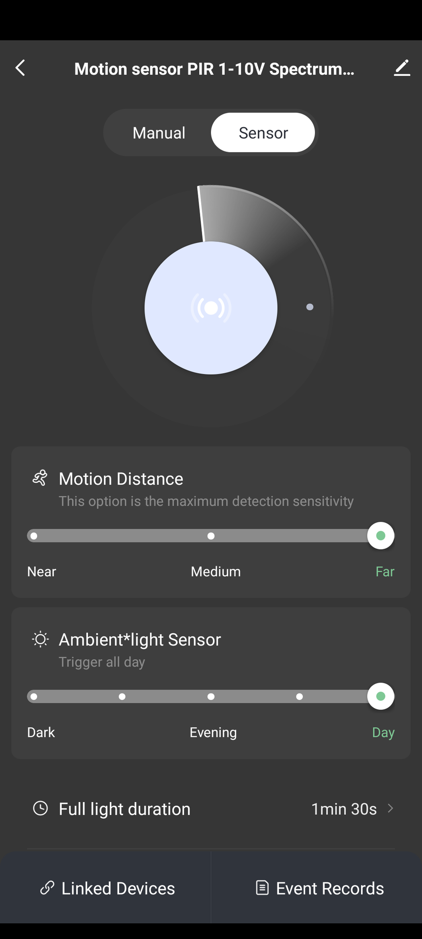 Smart 360° Bevægelsessensor med WI-FI IP20 - Hvid