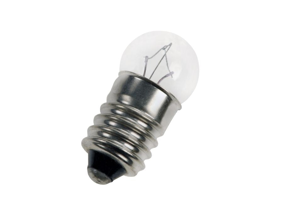 Dværglampe - 6.3V / 60mA / 0.38W, E10 sokkel (Ø11x24mm)