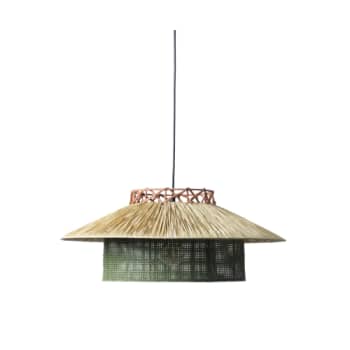 Jore Copenhagens loftlampe Kyoto grøn 58x24 cm
