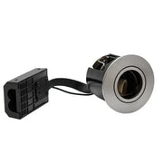 Udendørsspot m. GU10 fatning - Børstet, IP44, god