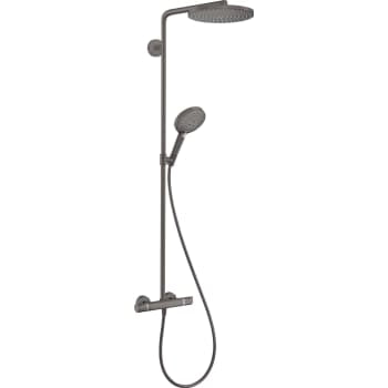 Hansgrohe Raindance Select S 240 PowderRain showerpipe, børstet sort krom