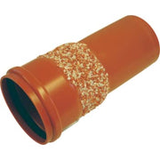Pipelife 110 mm PVC-overgang til betonmuffe, med sand