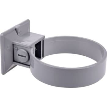 Plastmo plastrørholder 2pak, Ø75mm , grå