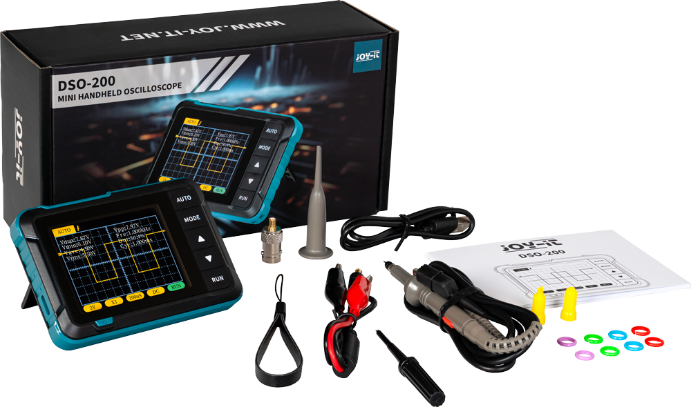 Mini Håndholdt Oscilloskop, 2.8" 200kHz
