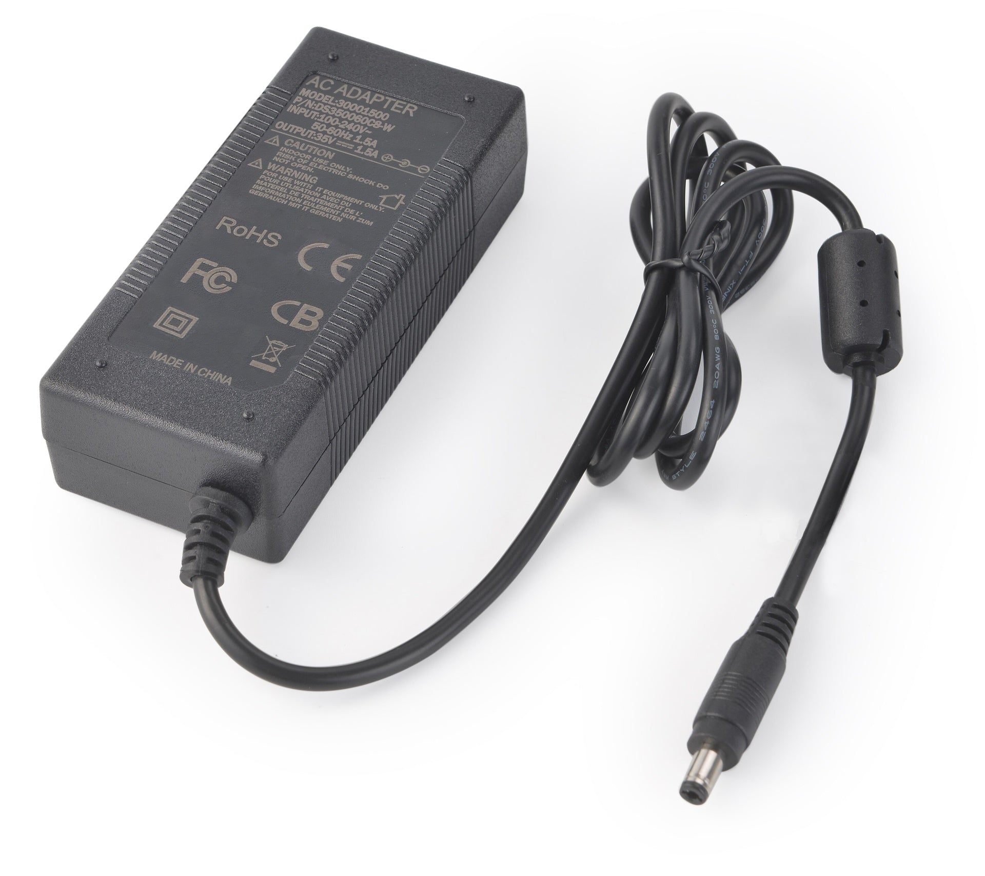 Netadapter - 35Vdc / 52W (1,5A) switchmode, EuP (5,5x2,5mm)