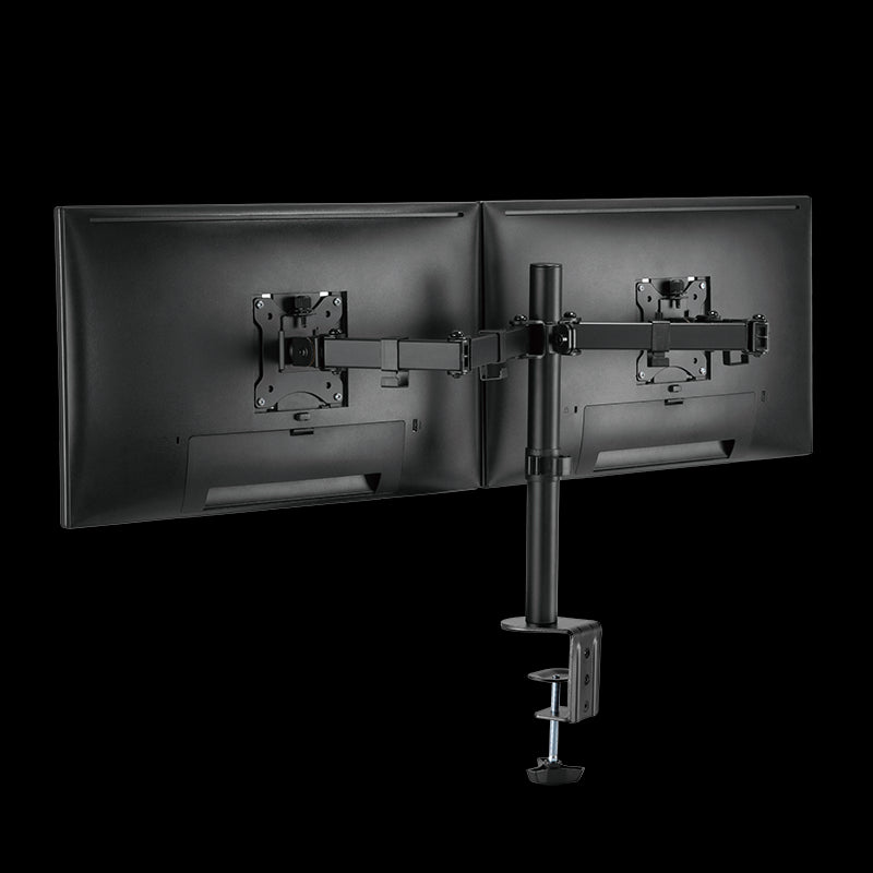Dual Monitor Bordbeslag - 17-32" justérbar arm, vip/drejbar