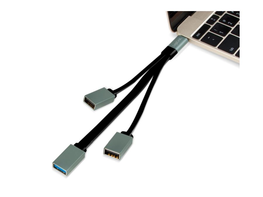 USB-C hub - 2 x USB2.0, 1 x USB3.0, 480/5Gbps