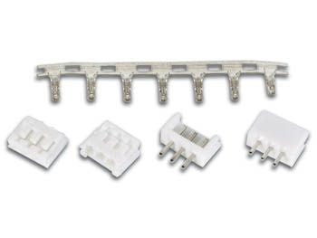 Ledning-til-print stiksæt - JST EH, 6pol, 2,5mm (25 stk.)
