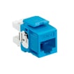 Modular jack eXtreme KAT6 UTP RJ45 110-style enkle stk pakke Blå