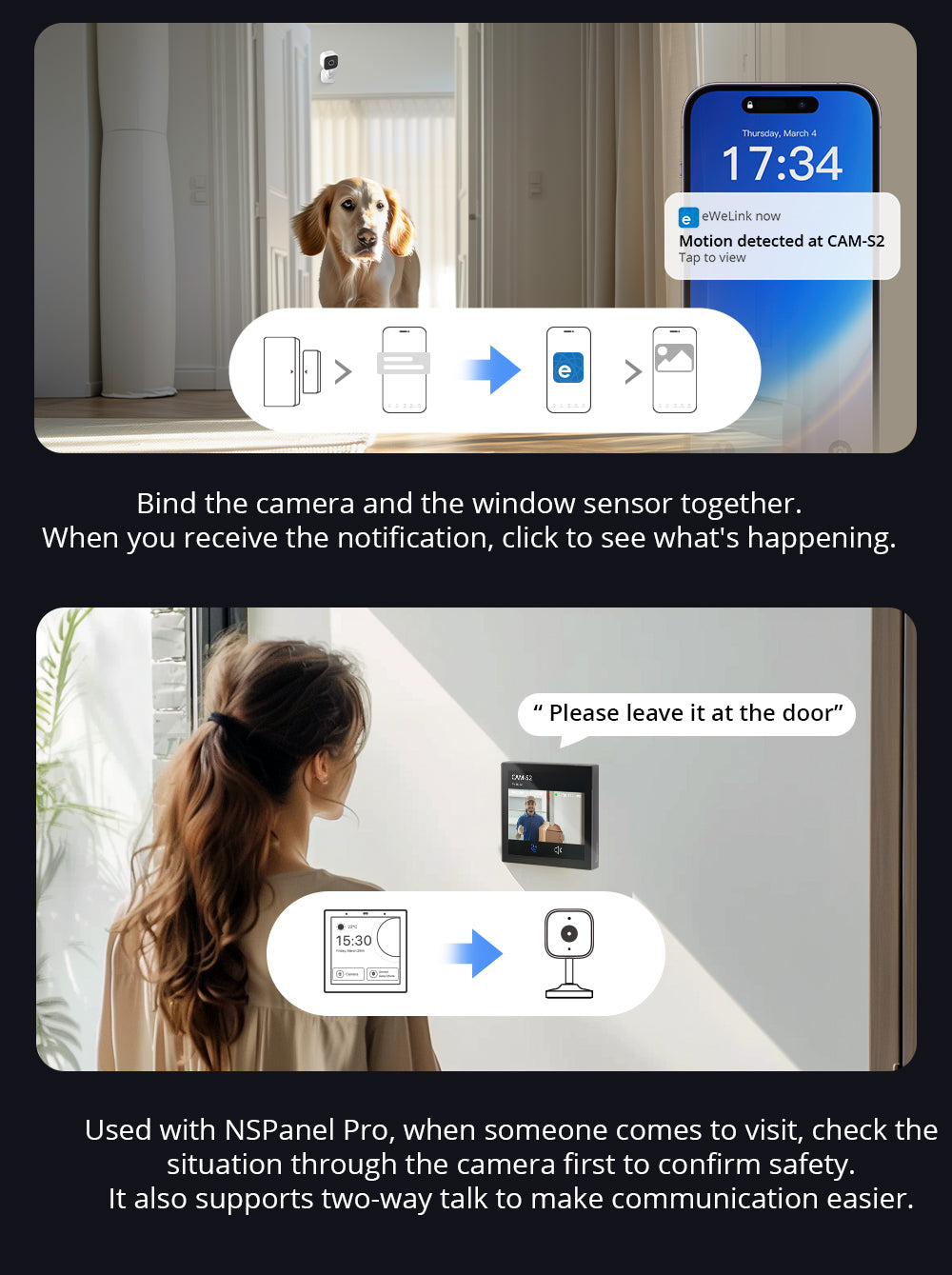 Wi-Fi AI slim overvågningskamera (2nd gen.) - 1080p