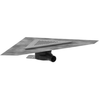 Hansgrohe afløbsskål, ø40/245 x 245 mm, børstet rustfrit stål