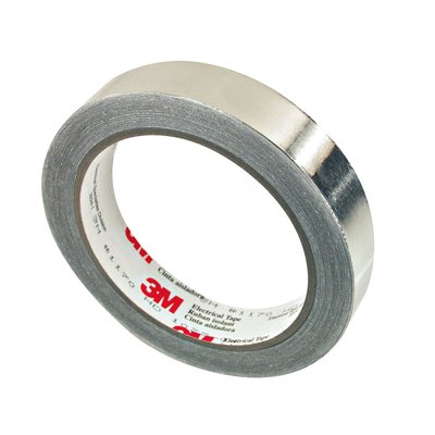 Elektrisk ledende alu. tape - B25mm x L16,5m (UL510)