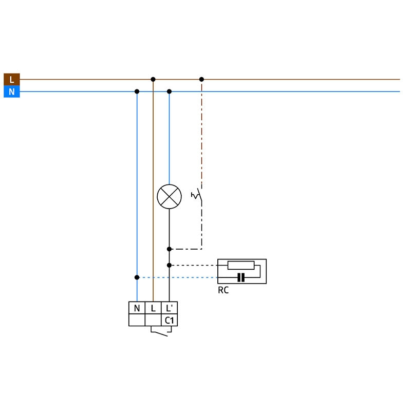 Bevægelsessensor RC-Plus Next N230 - sort