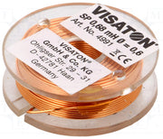 Delefilterspole luft - 0,68mH, 1ohm, Ø37x12mm