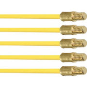 Super Rod ekstra rod, 5 stk. gul, 4 mm x 1 m