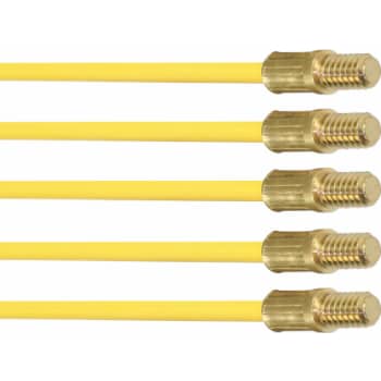 Super Rod ekstra rod, 5 stk. gul, 4 mm x 1 m
