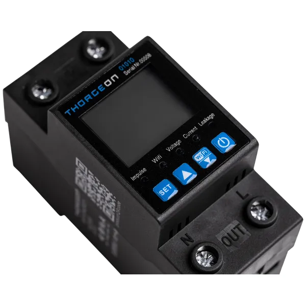 WIFI-Bimåler / Elmåler KWH med indbygget ur