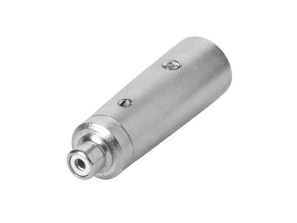 XLR adapter - XLR 3P han til RCA(Phono) hun