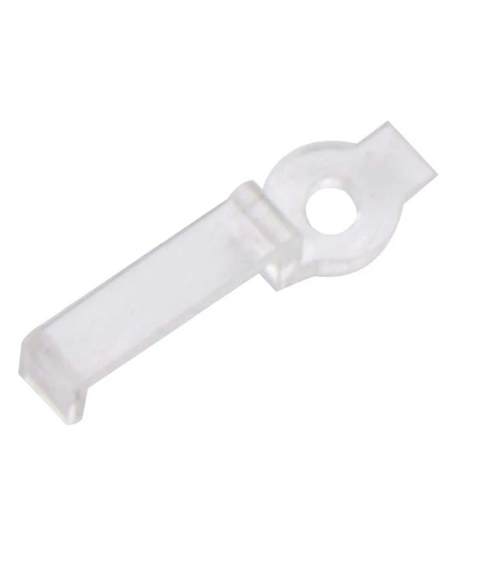 20 stk. klare monteringsklips til LED strip - 10mm, tilpasset til IP65 strips