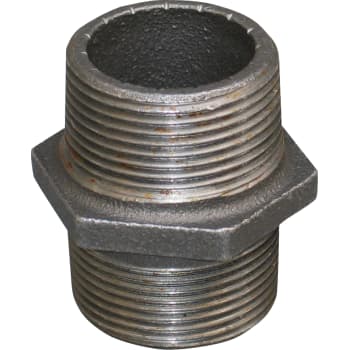 1.1/4" Sort brystnippel
