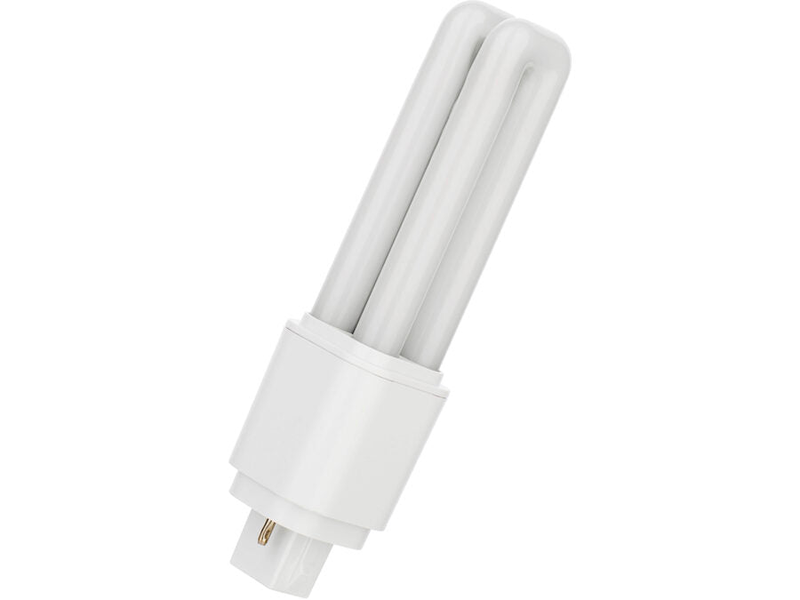 LED PL kompaktrør - 6W (18W), GX24d, EM+AC (830)