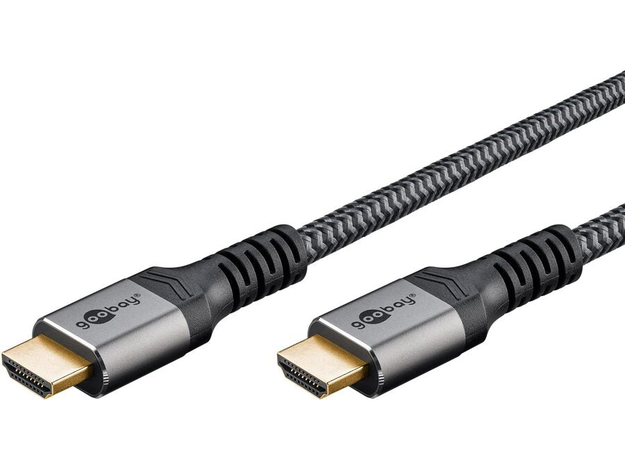 Ultra High Speed HDMI 2.1 Kabel - 8K/60Hz - Grå (1m)
