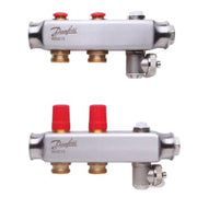 Danfoss SSM manifoldsæt 2+2 m/endestykke