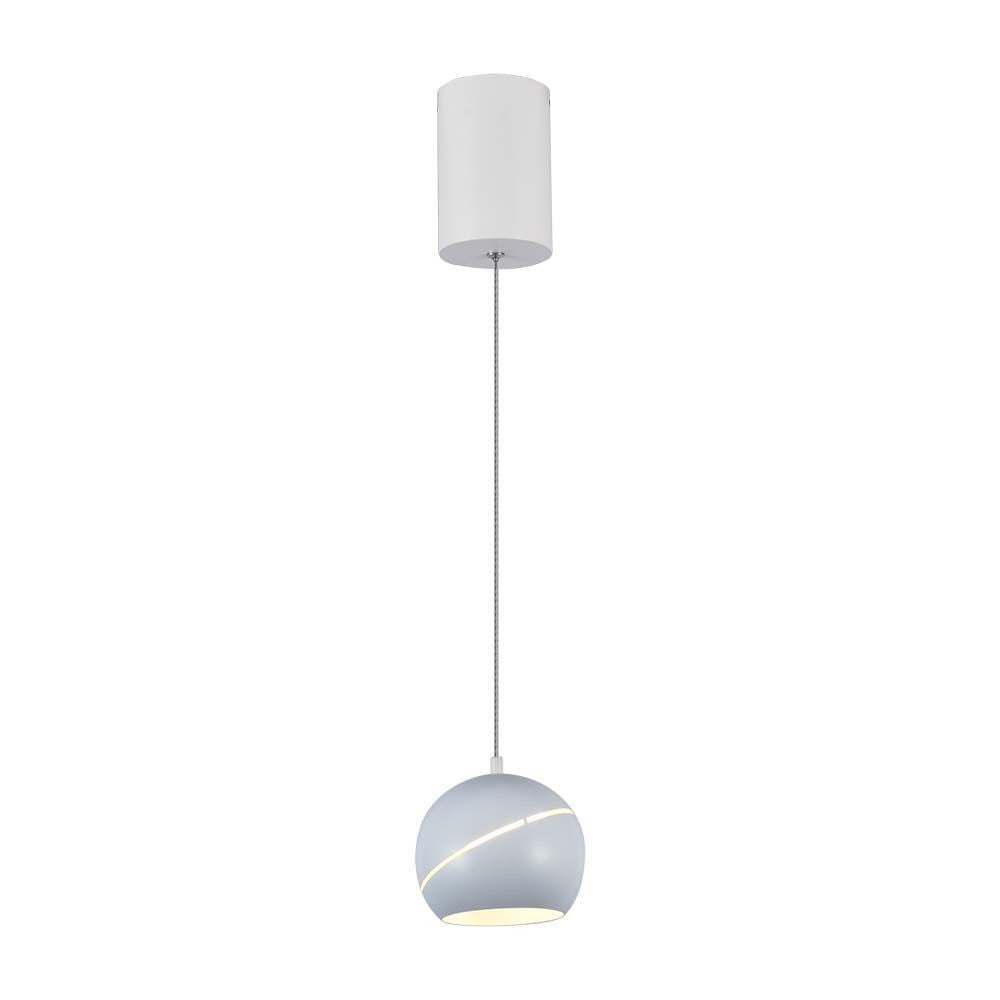 V-Tac LED loftlampe - Hvid Ø12 inkl. ophæng, 8,5W, 230V, 850lm, RA80, Flicker free