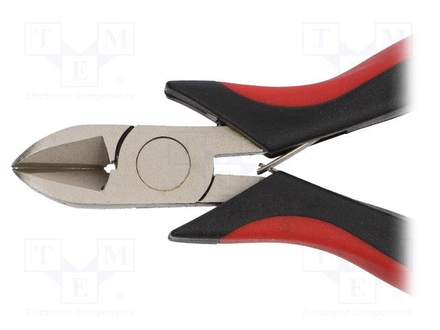 Bidetang m. 2-komponent greb - Lige, 115mm, Rød/Sort