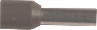 ISO. TERMINALRØR 4MM² L12 GRÅ