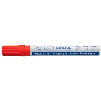 Lyra industri marker 4040, rød