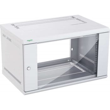 RACK 6HE FLATPAK 600X400 L.GRÅ, GLASDØR