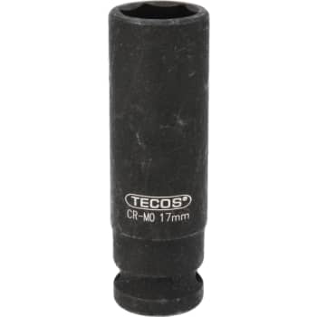 Tecos krafttop, 1/2", lang, 17 mm
