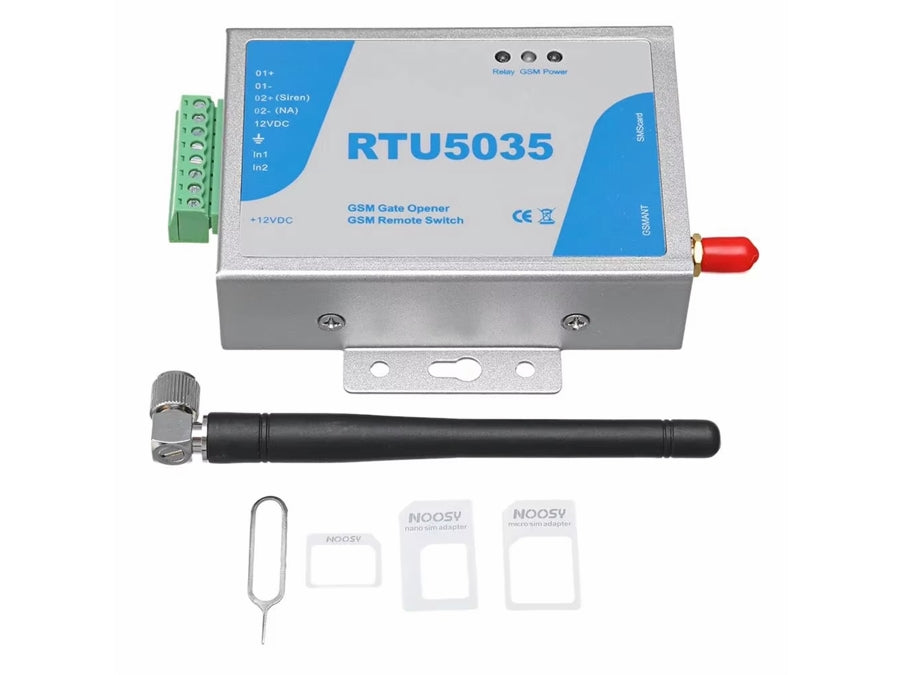GSM styringsmodul - 1x relækont., 2x sensorindg. (2G)