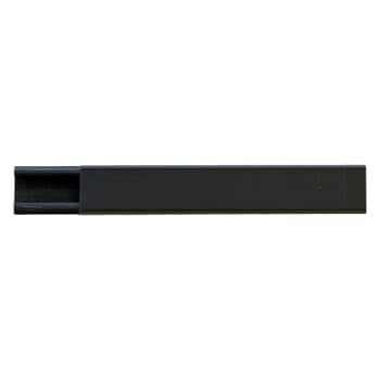 E-Line Minikanal 15x10 mm med tape 2 meter, sort