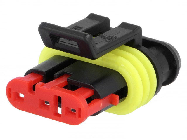 Superseal 1.5 DC autostik - 3pol hun, 24V (IP67)