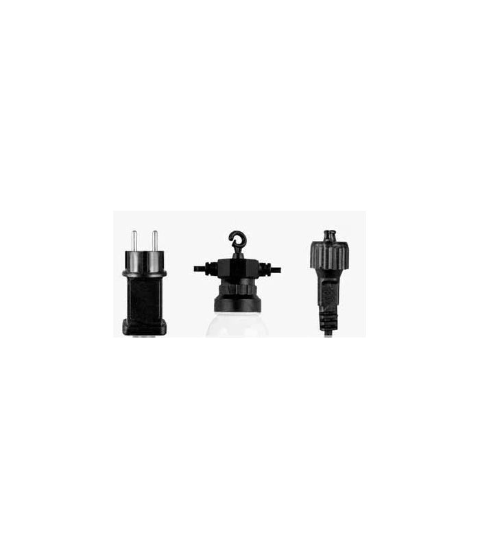 V-Tac LED lyskæde - 10 pærer, 5 meter, IP44, inkl. lyskilde, 5W, 230V, 300lm