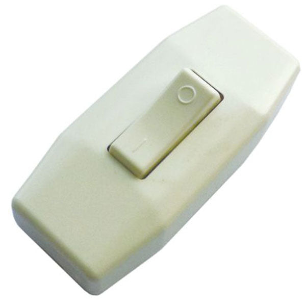 Gennemgangsafbryder - hvid