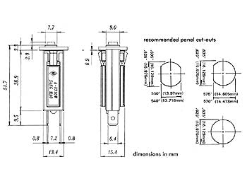 Automatsikring - 16A / 250VAC