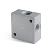 BSP adaptor - 4 -way aluminiun distribution block- 1/8 thread 3033 1/8 DISTRIBUTION BLOCK