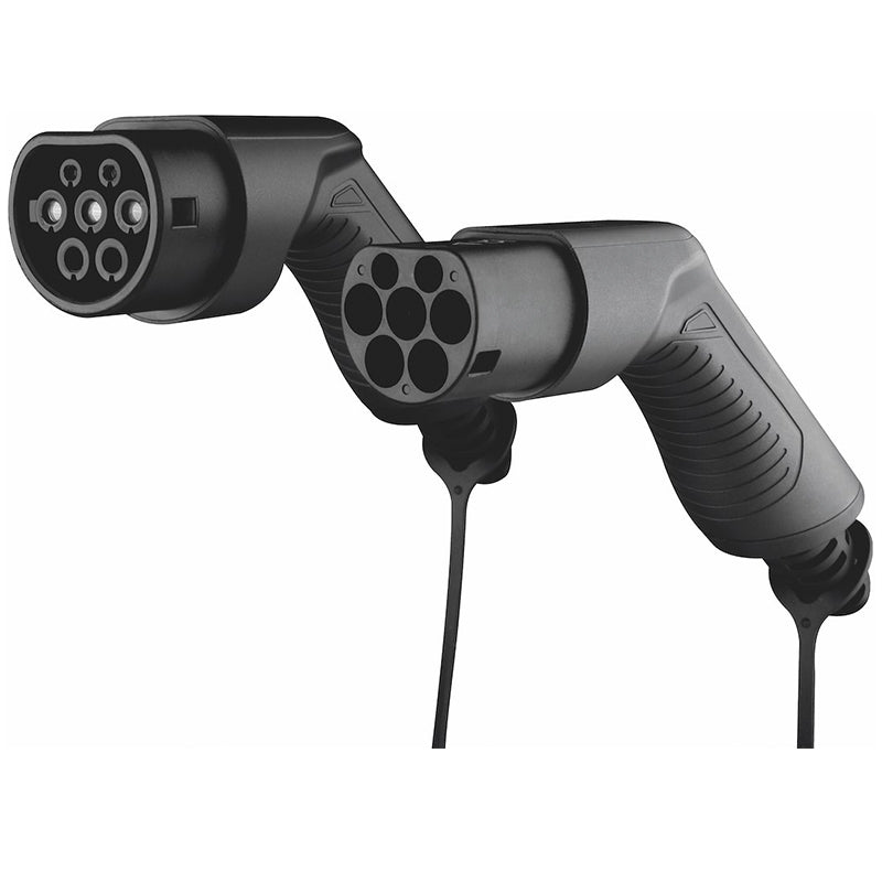 Ladekabel type 2, 16A 1-faset, 3,7kW - 5 meter