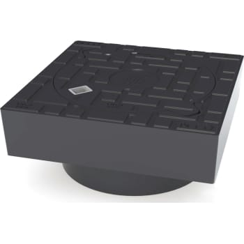 NID 315 x 182 mm karm/dæksel m/lås, firk., fast, 12,5 t, komp.