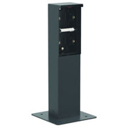 SØJLE 2X MODUL MED FLANGE SORT