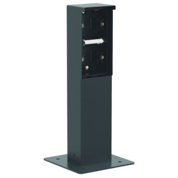 SØJLE 2X MODUL MED FLANGE SORT