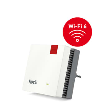 Fritz!Repeater 1200AX MESH repeater til stikkontakten WIFI6
