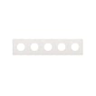 Simon 270 minima ramme til clean stikkontakt 5 modul mat hvid