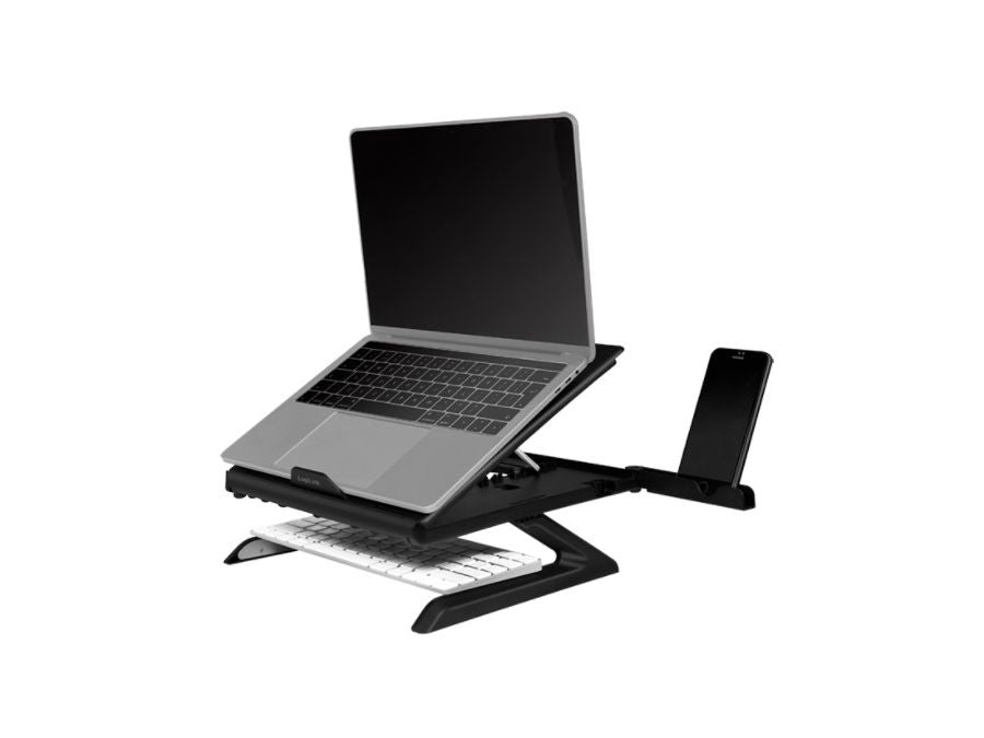 Laptop stand - Foldbar, justérbar højde, 10-15,6" Sort